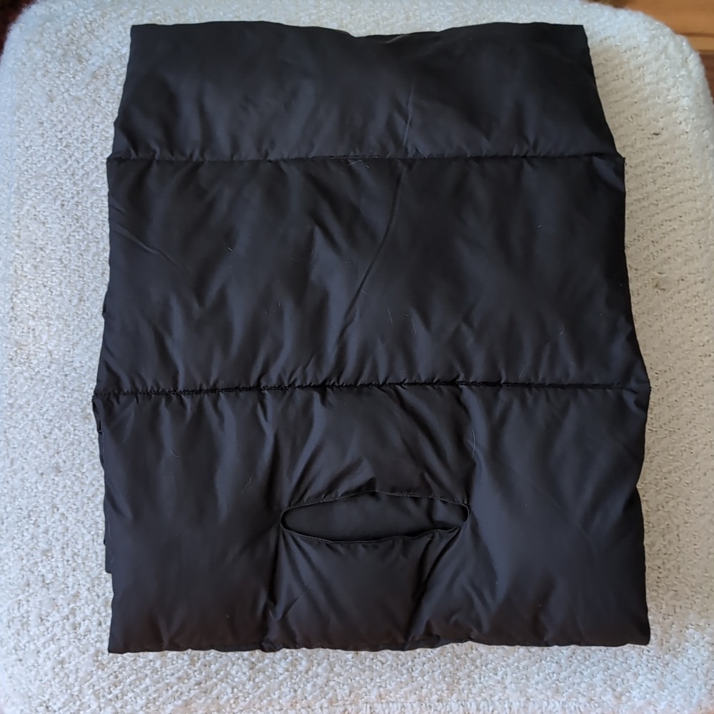 Puffy Scarf Marimekko Blanket Down (Black)